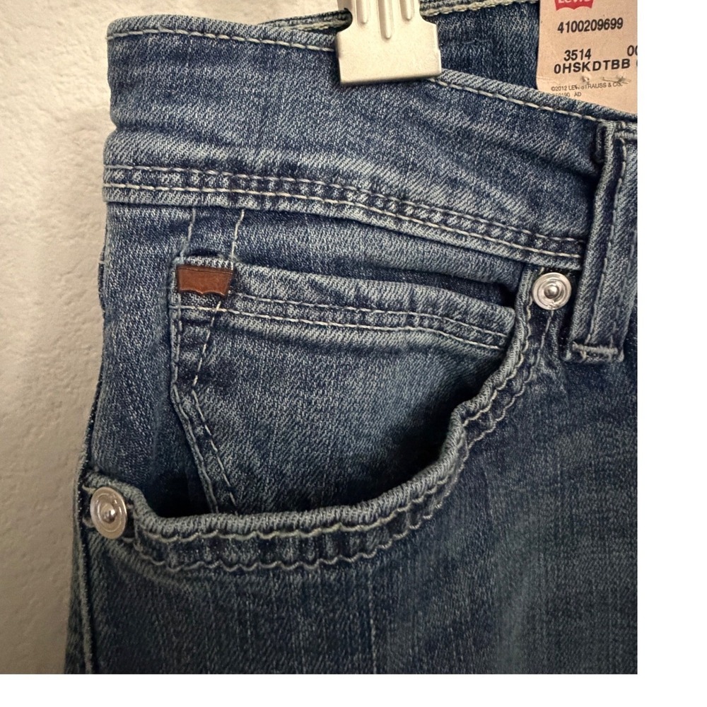 NWT Levis Demi Curve Bootcut Skinny Jeans Womens 5M 27 Low Rise Medium Wash - Picture 3 of 9